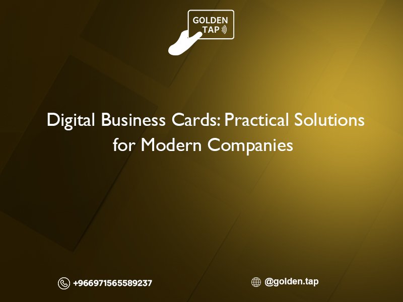 digital business cards for modern companies